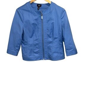 Rafaella Women's Blue Blazer Jacket